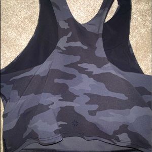 Athleta Camo Black Top.